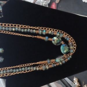 Necklace and earring set